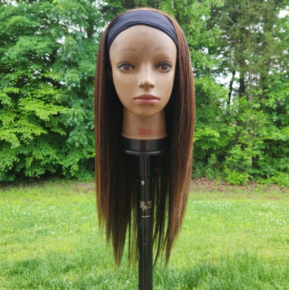 Elegant Brown Hair Wig